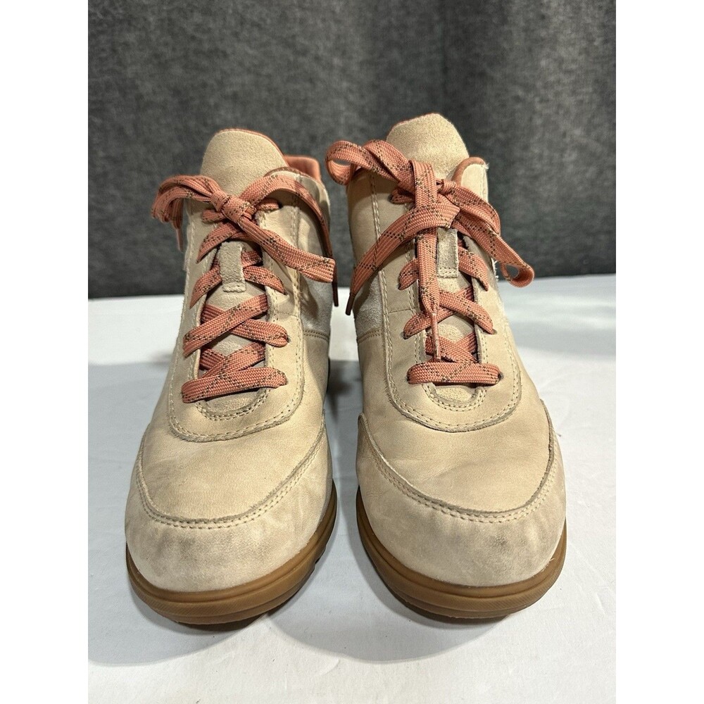 Sorel Women's Sz US 7.5 Evie Sport Lace Bootie NL4902-260 Nova Sand Hidden Wedge - Picture 4 of 11